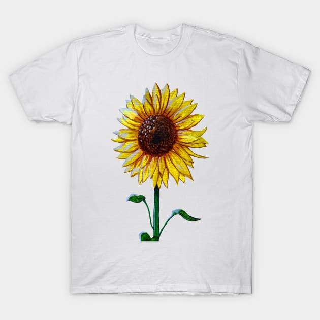 Sunflower T-Shirt by AlexandraRose